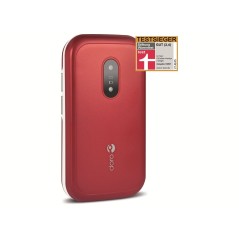 DORO 6040 Red - User-Friendly Mobile Phone with Big Buttons & Easy Navigation - Perfect for Seniors!